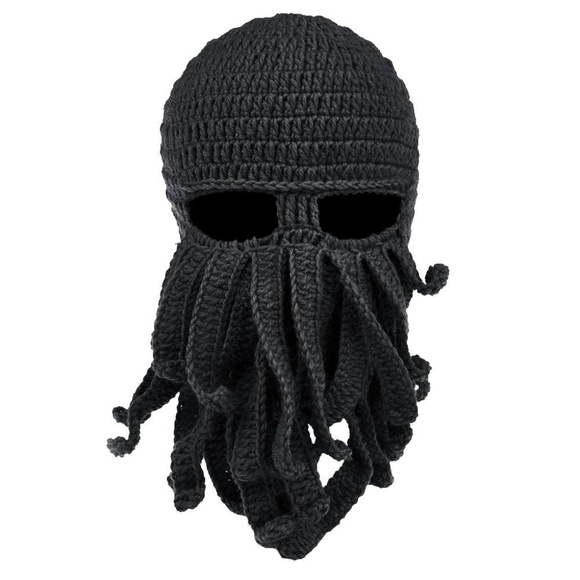 Accessories - Halloween Costume Knit Octopus Facemask